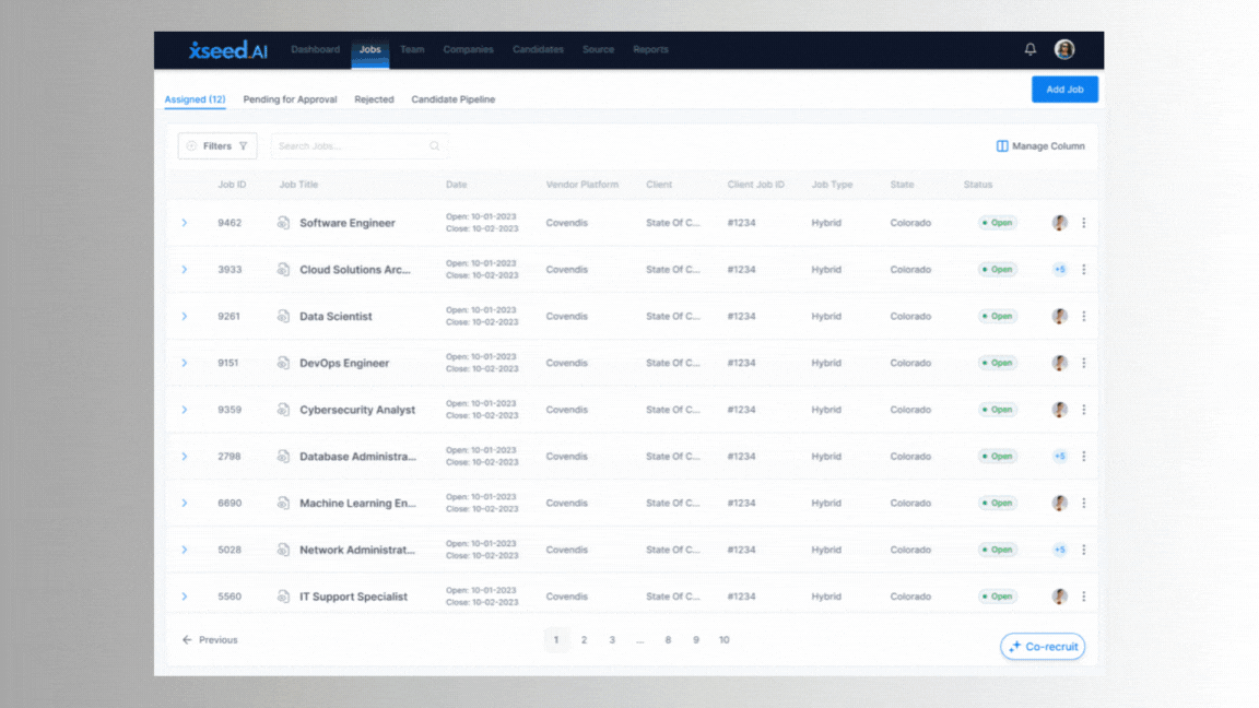 Job Portal (Xseed AI)